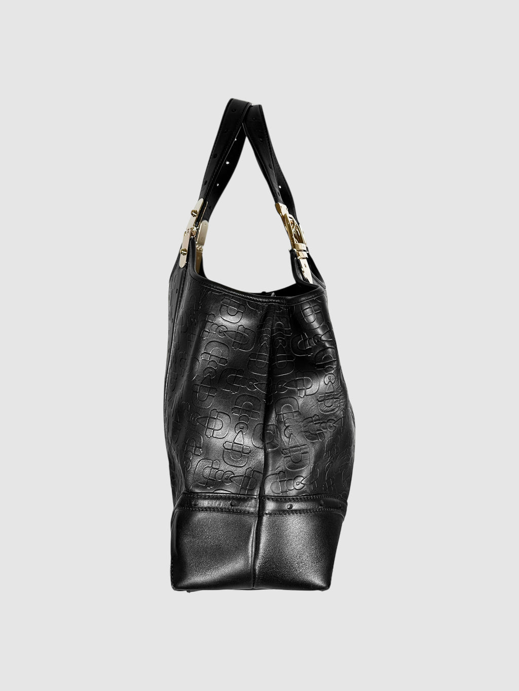 Horsebit Embossed Tote Bag