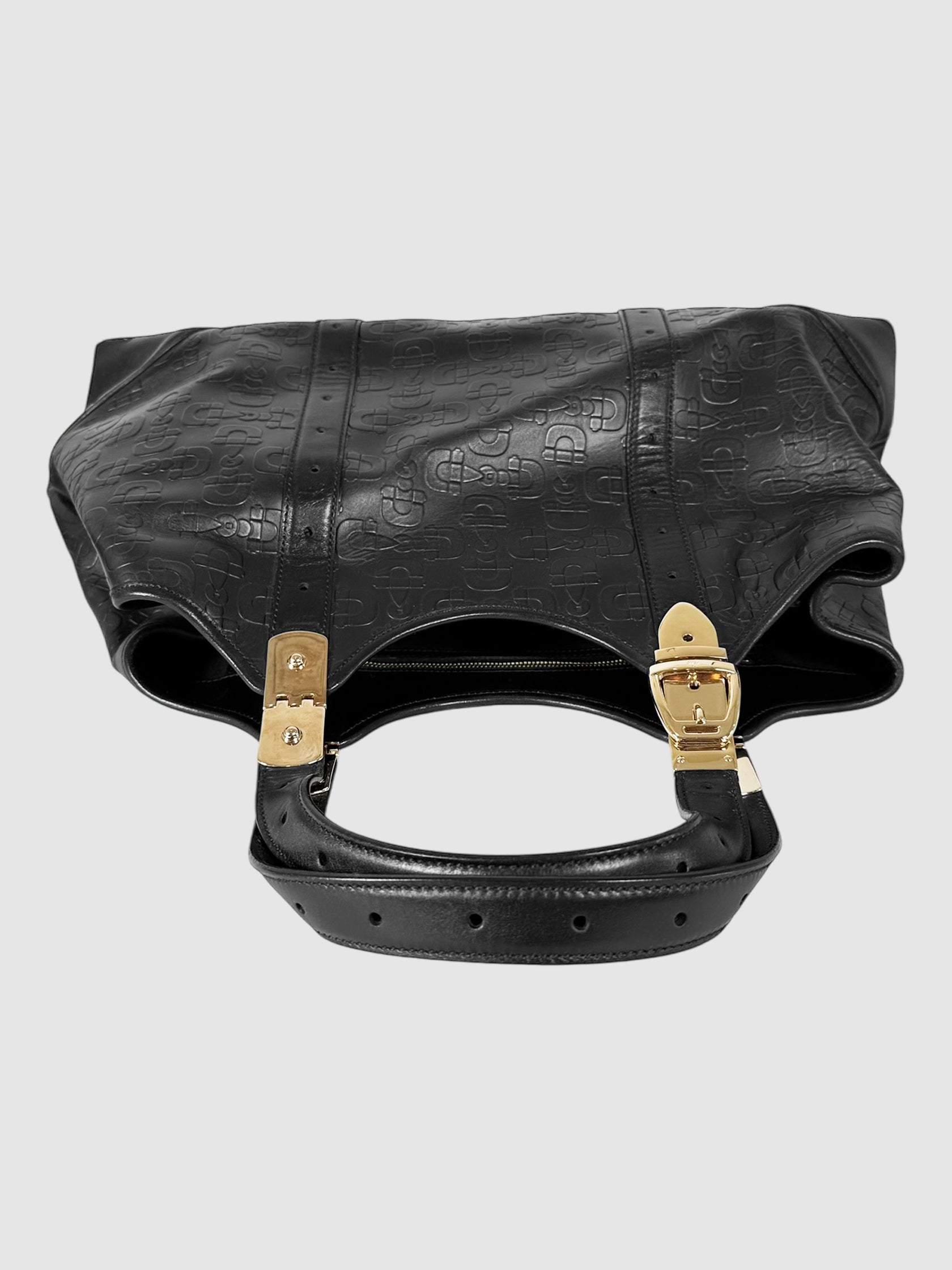 Horsebit Embossed Tote Bag