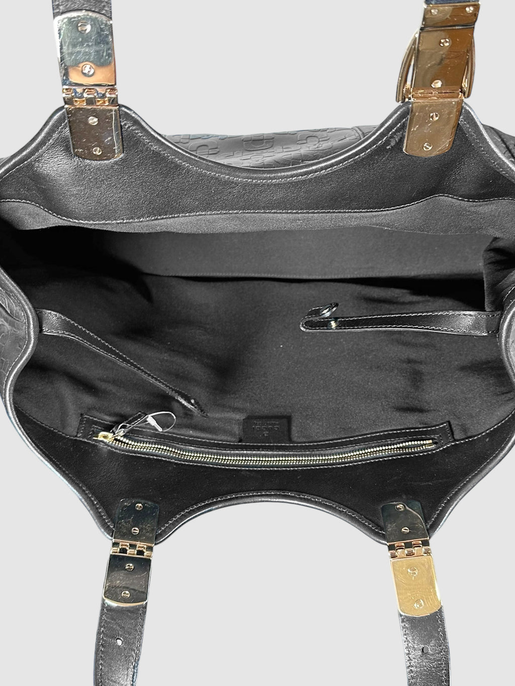 Horsebit Embossed Tote Bag