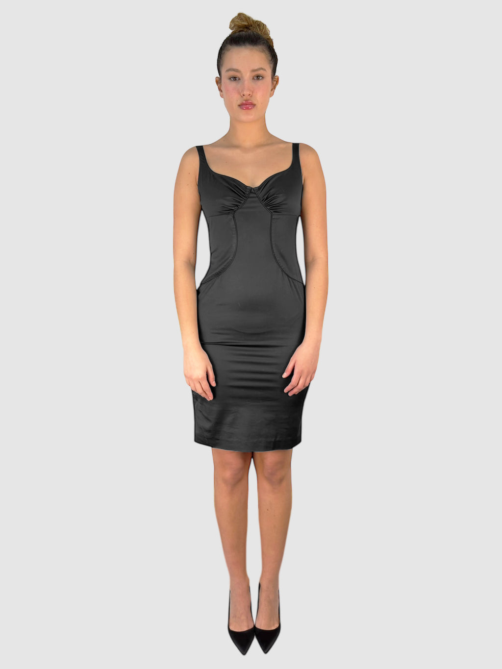 Ruched Panelled Dress