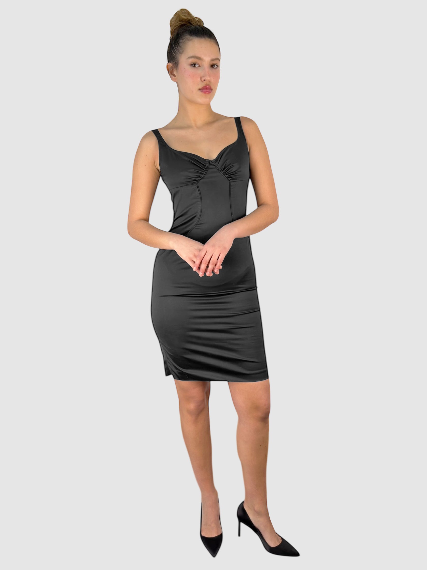 Ruched Panelled Dress
