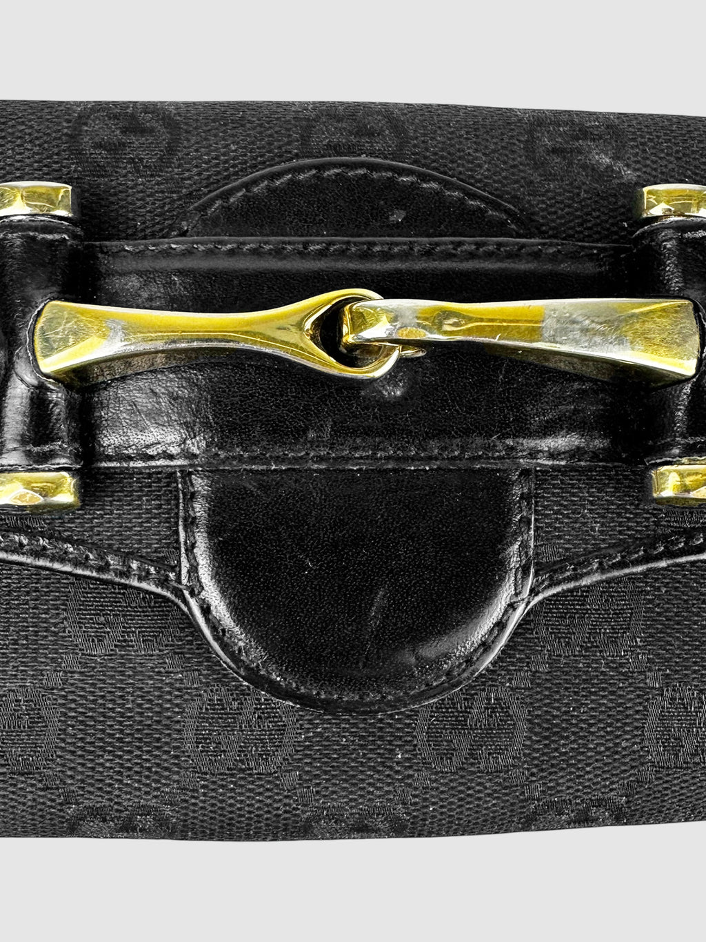 Horsebit Monogram Long Wallet