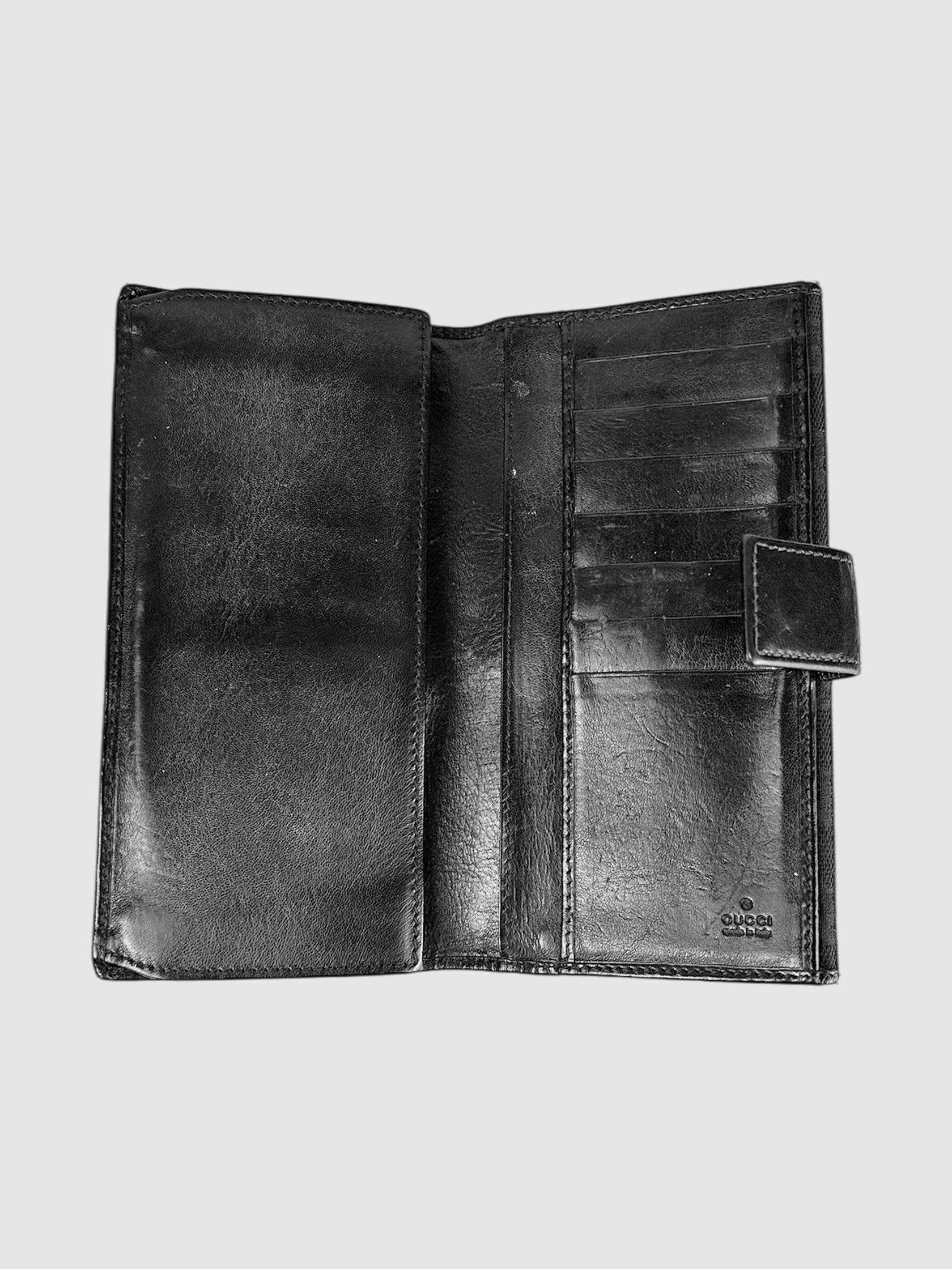 Horsebit Monogram Long Wallet