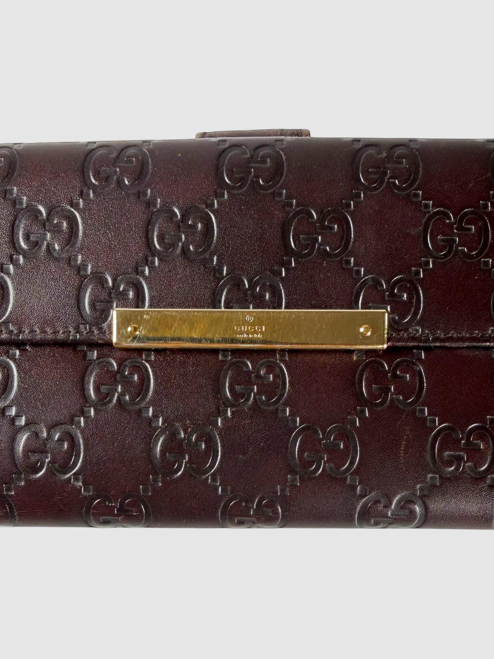Guccissima Long Wallet