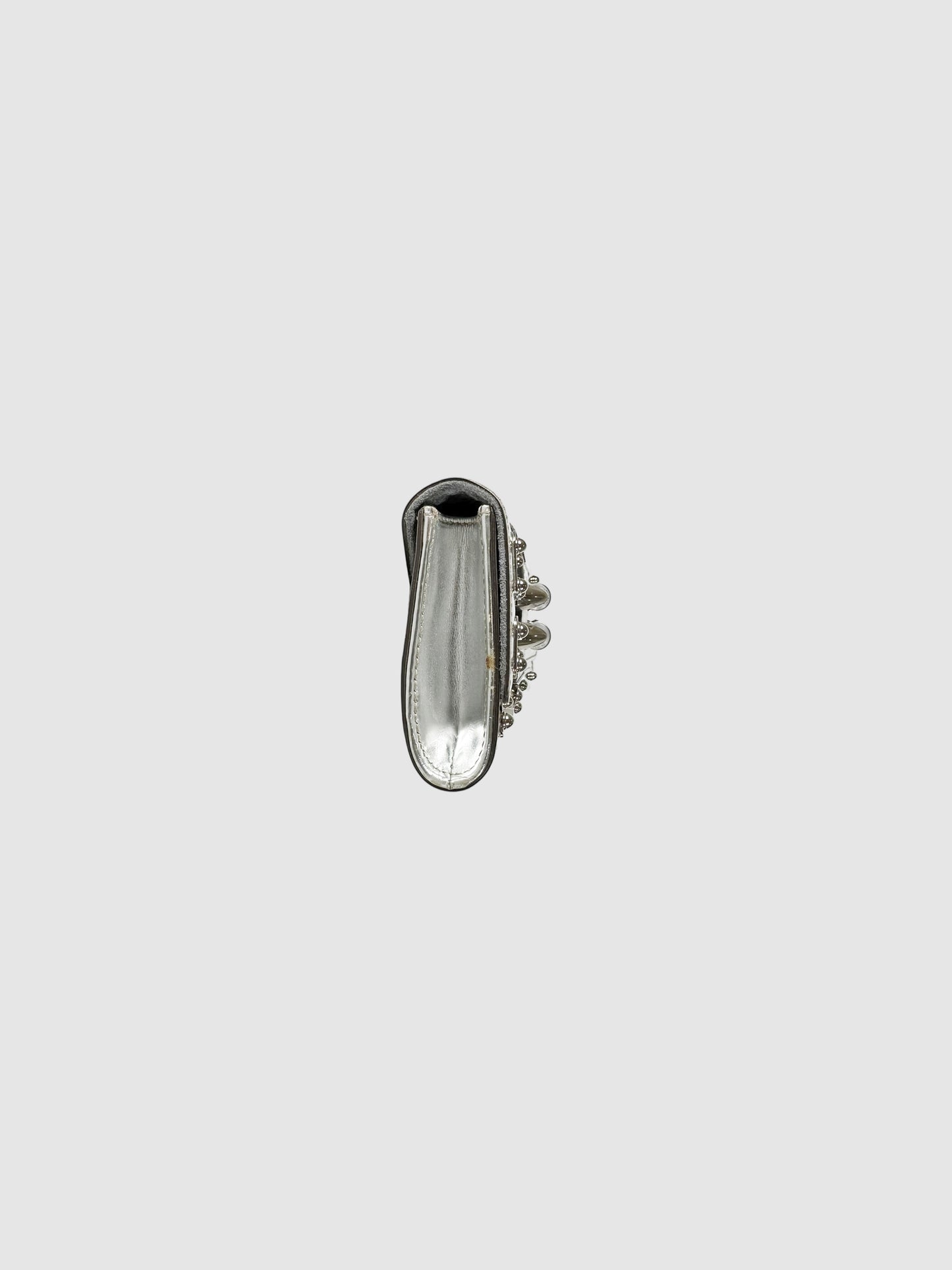 Metallic Mirror Clutch