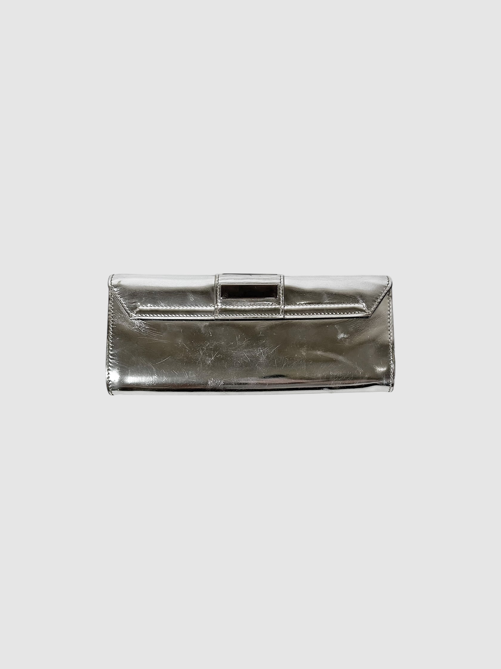 Metallic Mirror Clutch