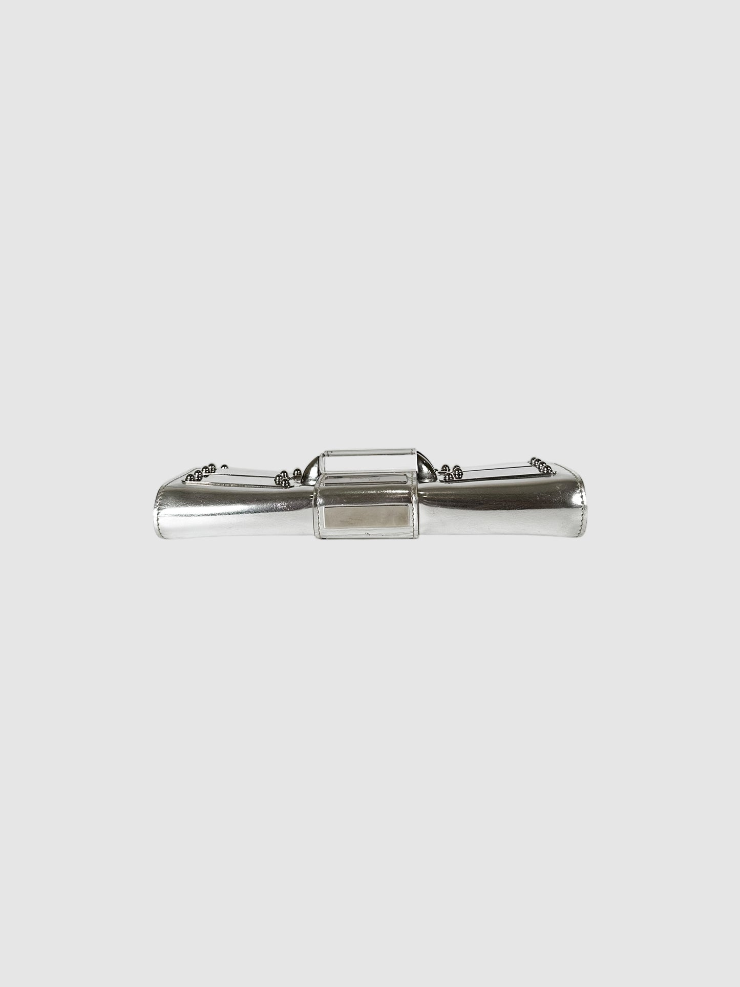 Metallic Mirror Clutch