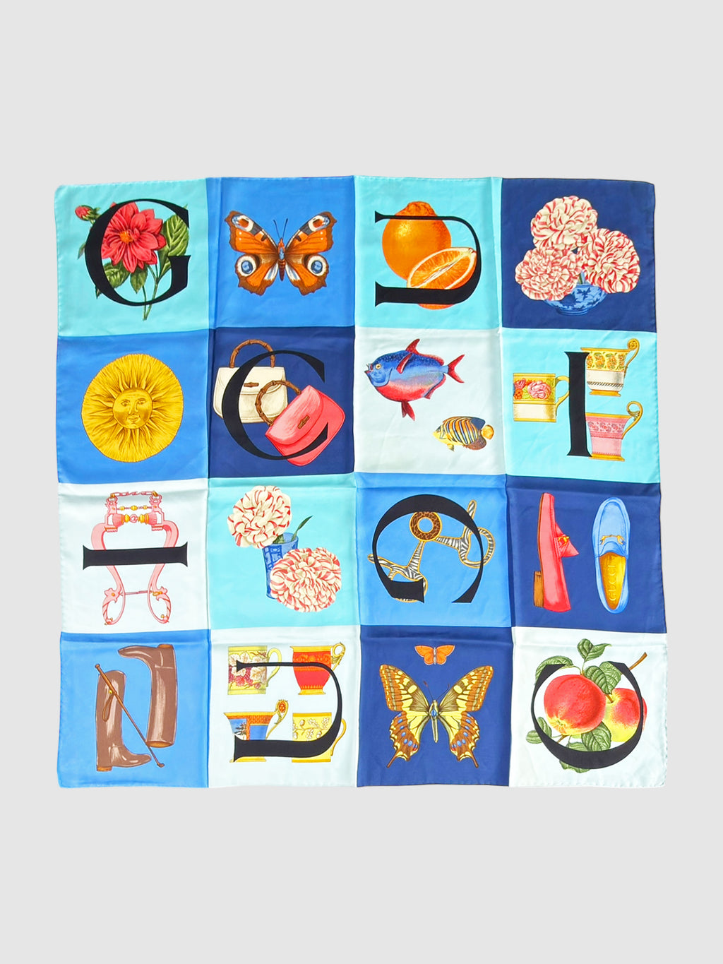 Silk Graphic Scarf
