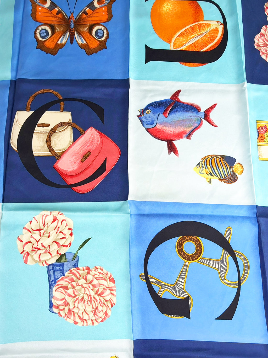 Silk Graphic Scarf