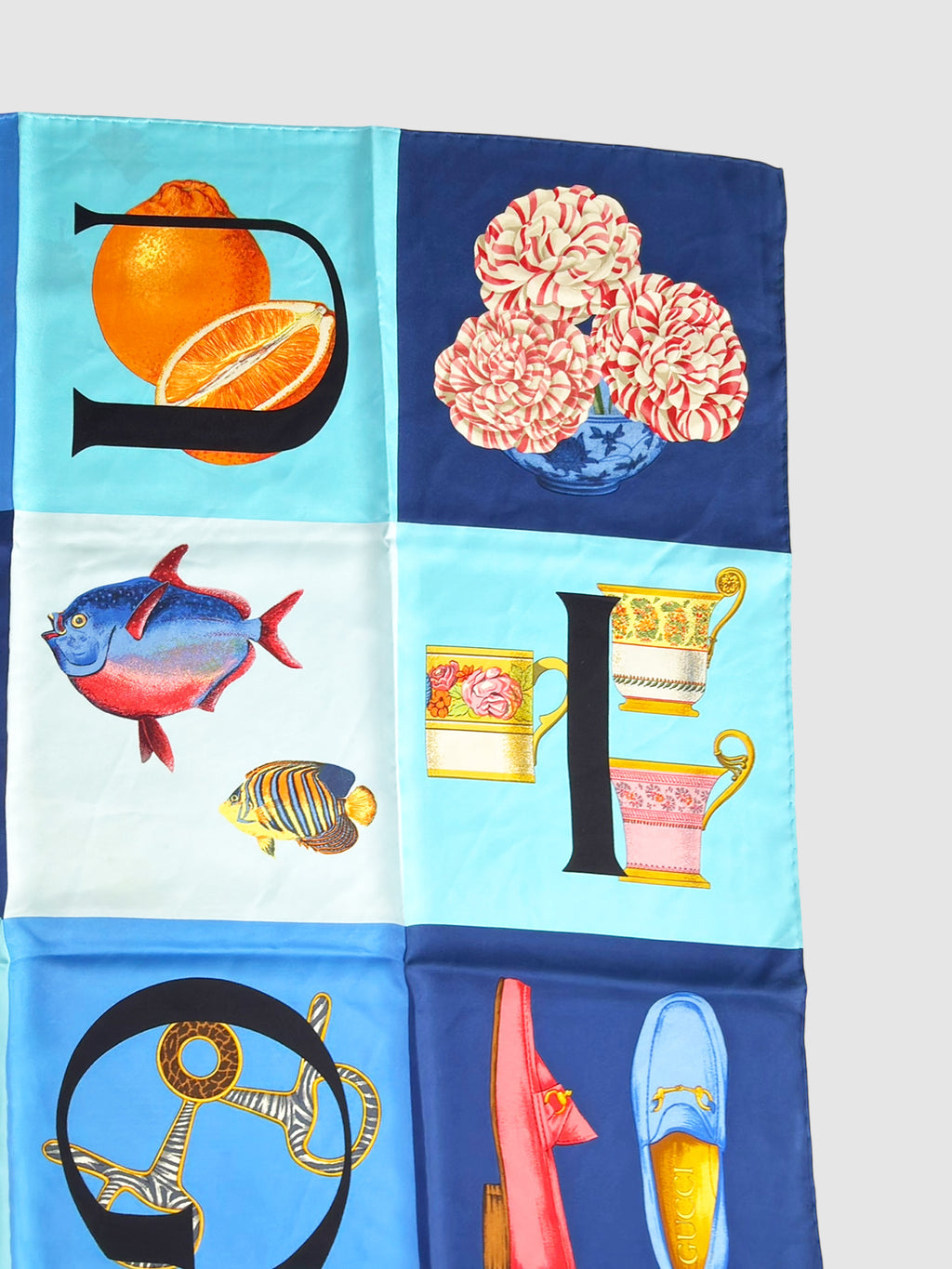 Silk Graphic Scarf