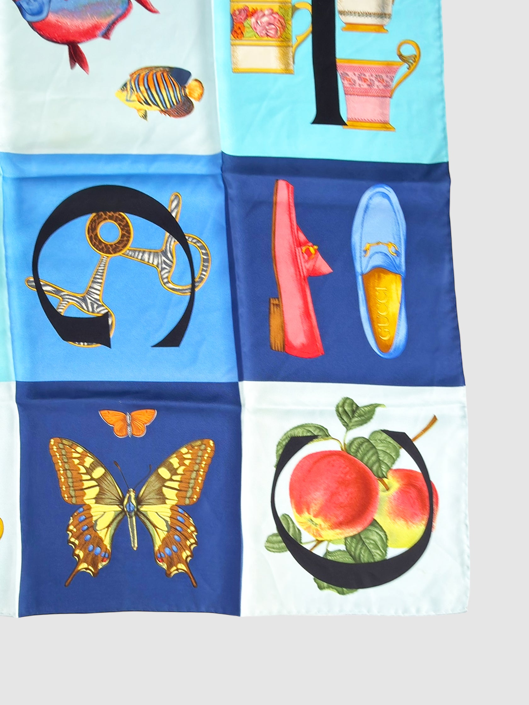 Silk Graphic Scarf