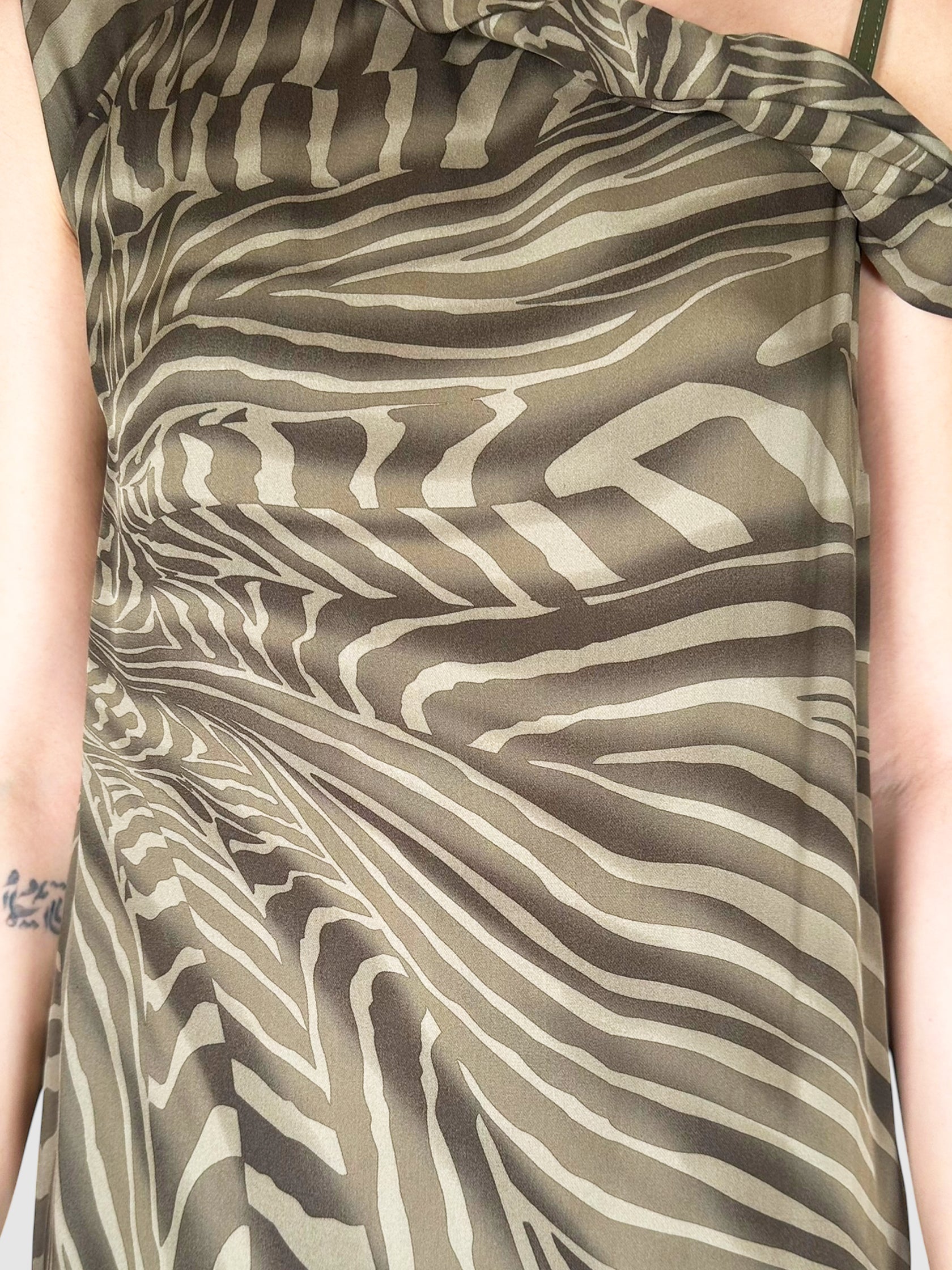 Silk Patterned Dress