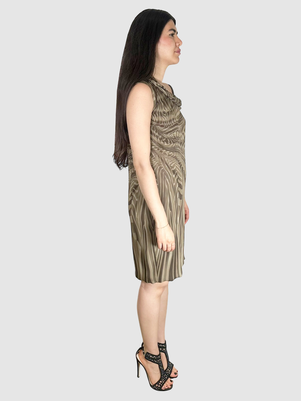 Silk Patterned Dress