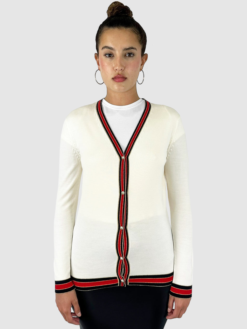 Web Stripe Cardigan
