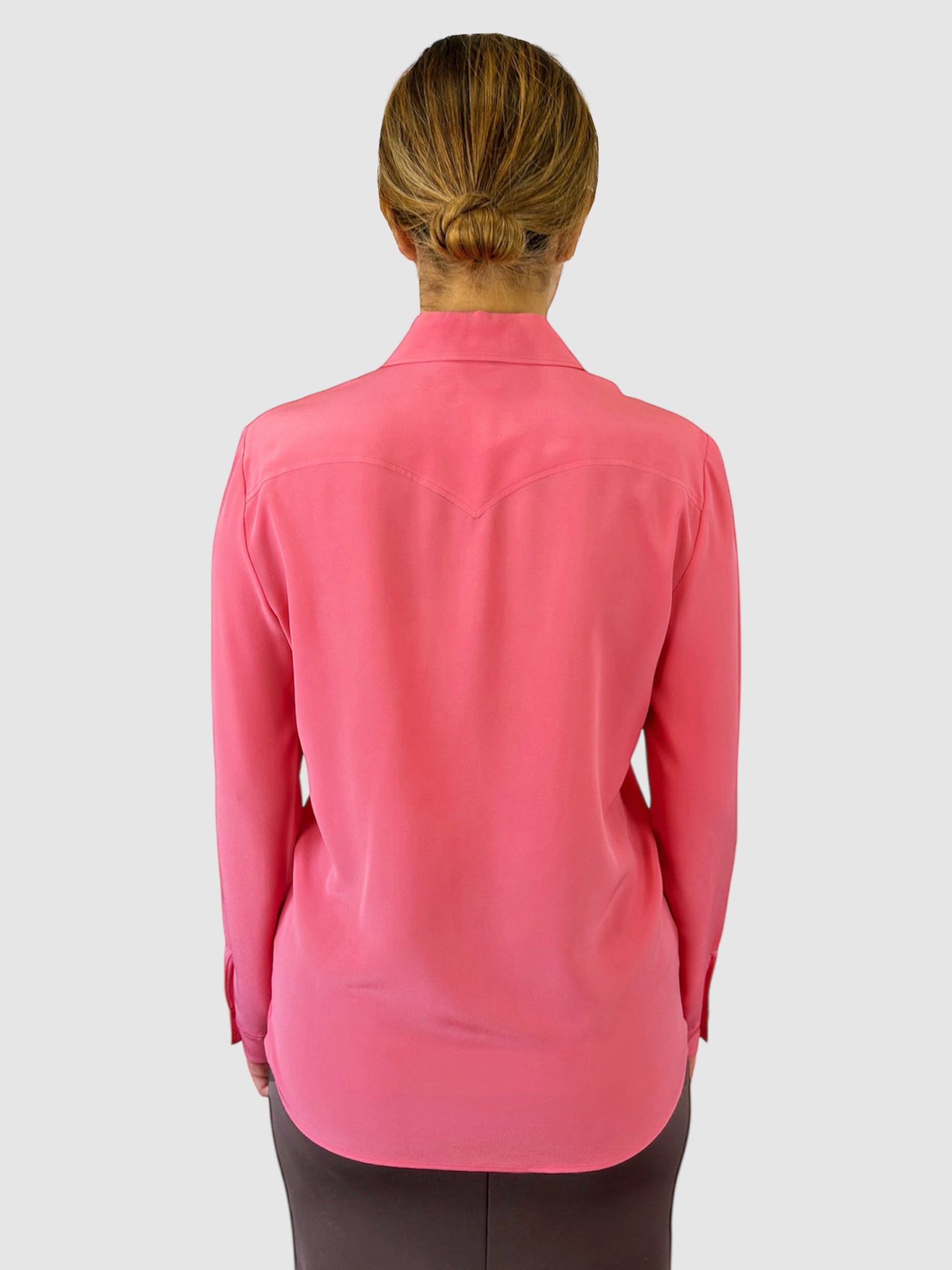 Collared Button-Up Top