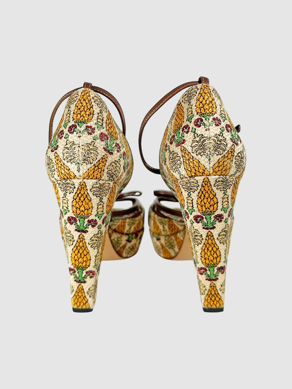 Pineapple Print Pumps
