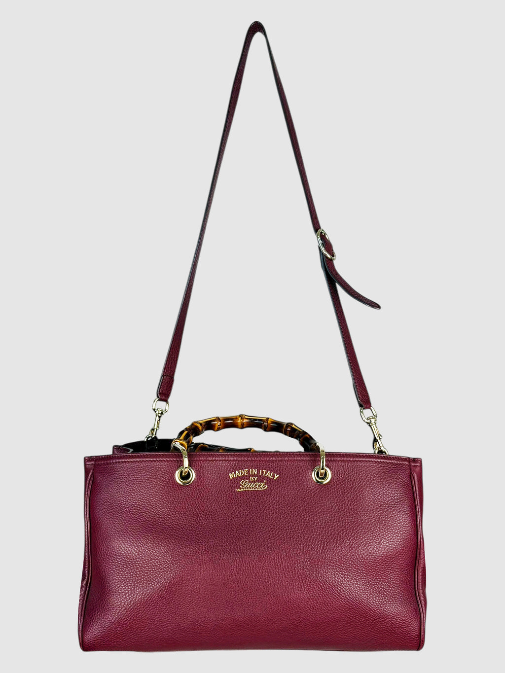 Bamboo Handle Shopper