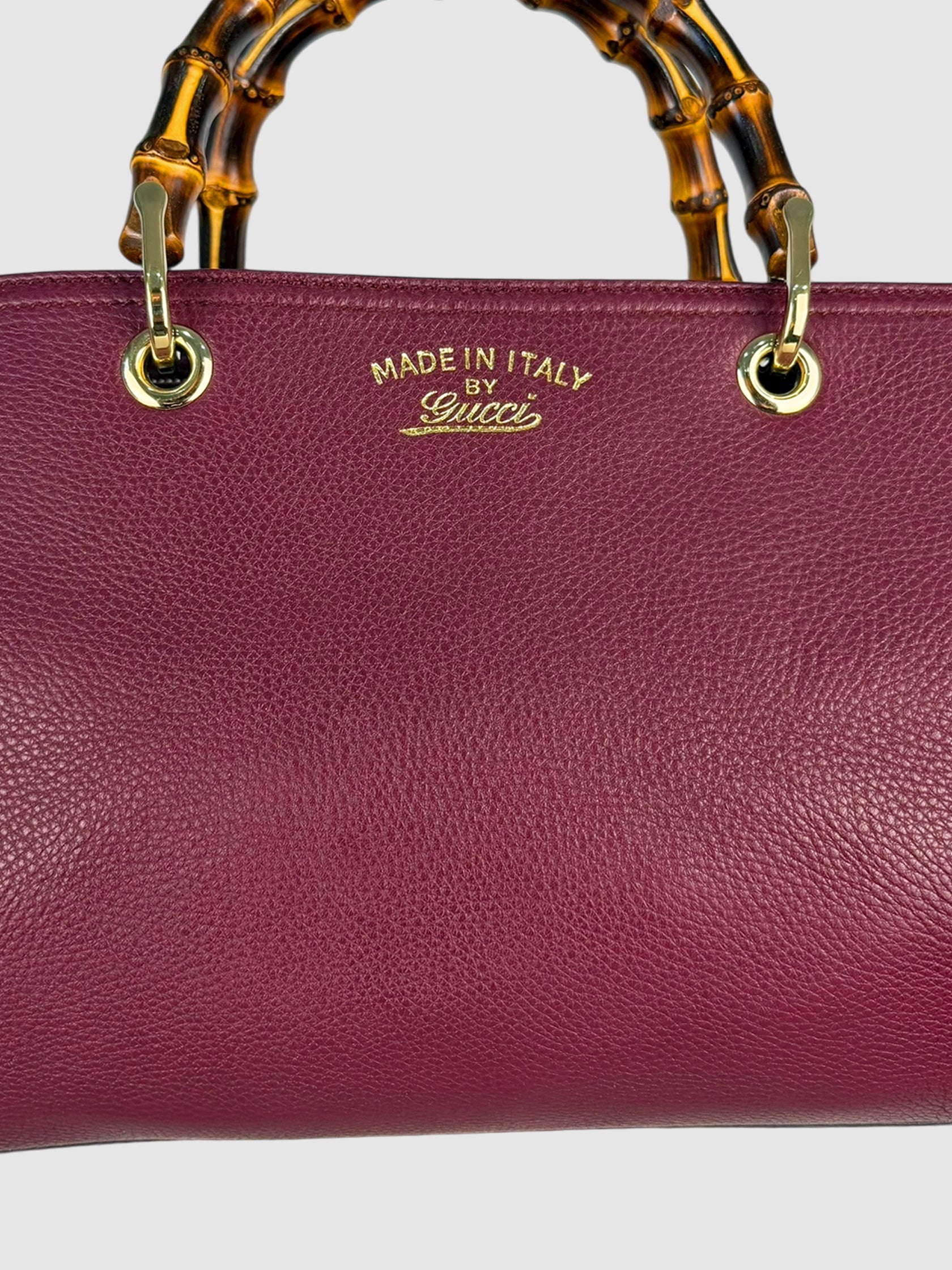 Bamboo Handle Shopper