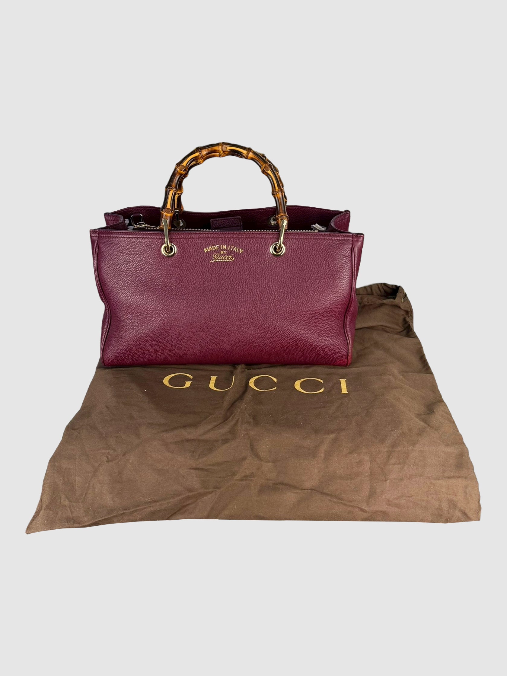 Bamboo Handle Shopper