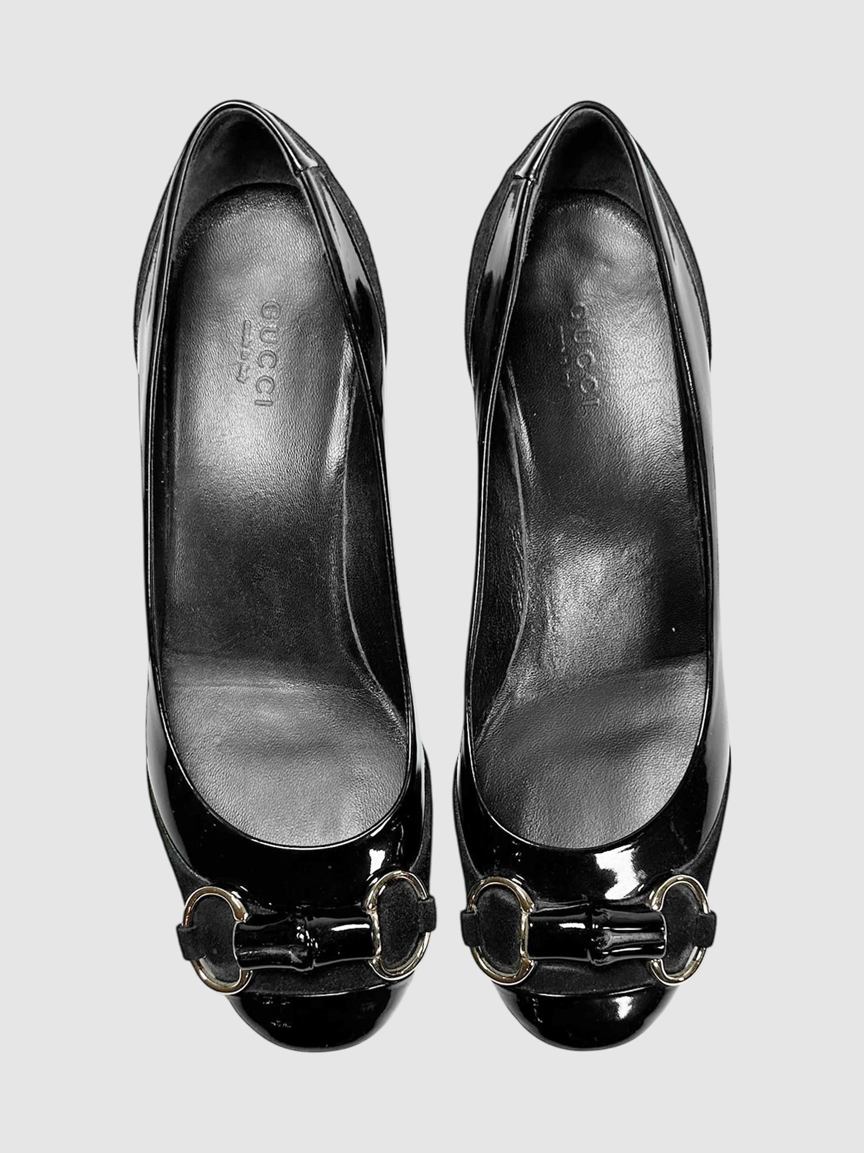 Patent Horsebit Pumps