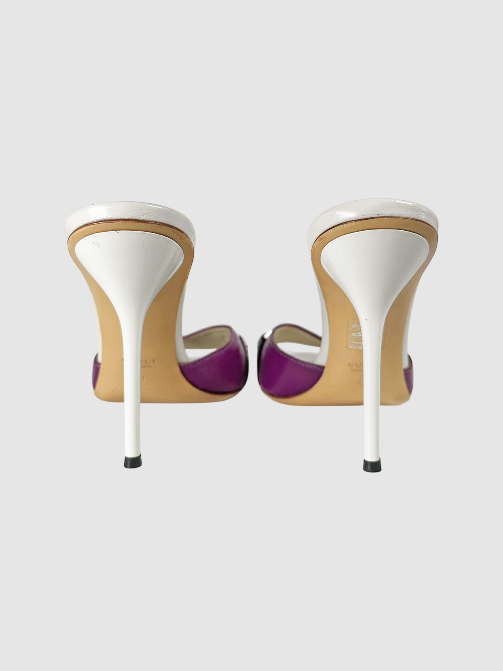 Horsebit Heeled Mules