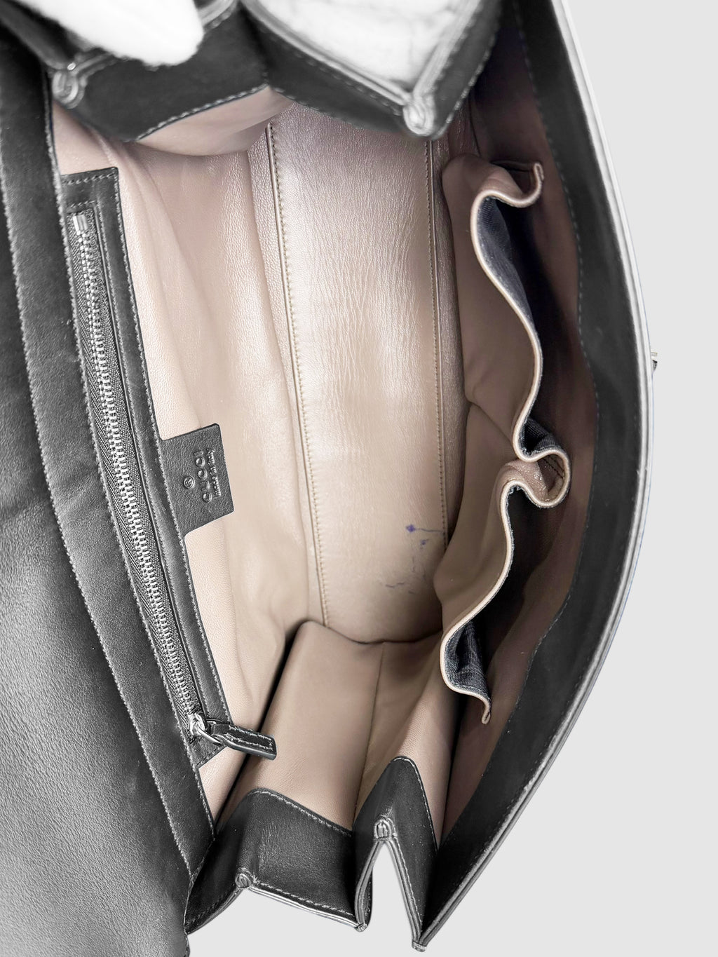 Interlocking GG Leather Bag