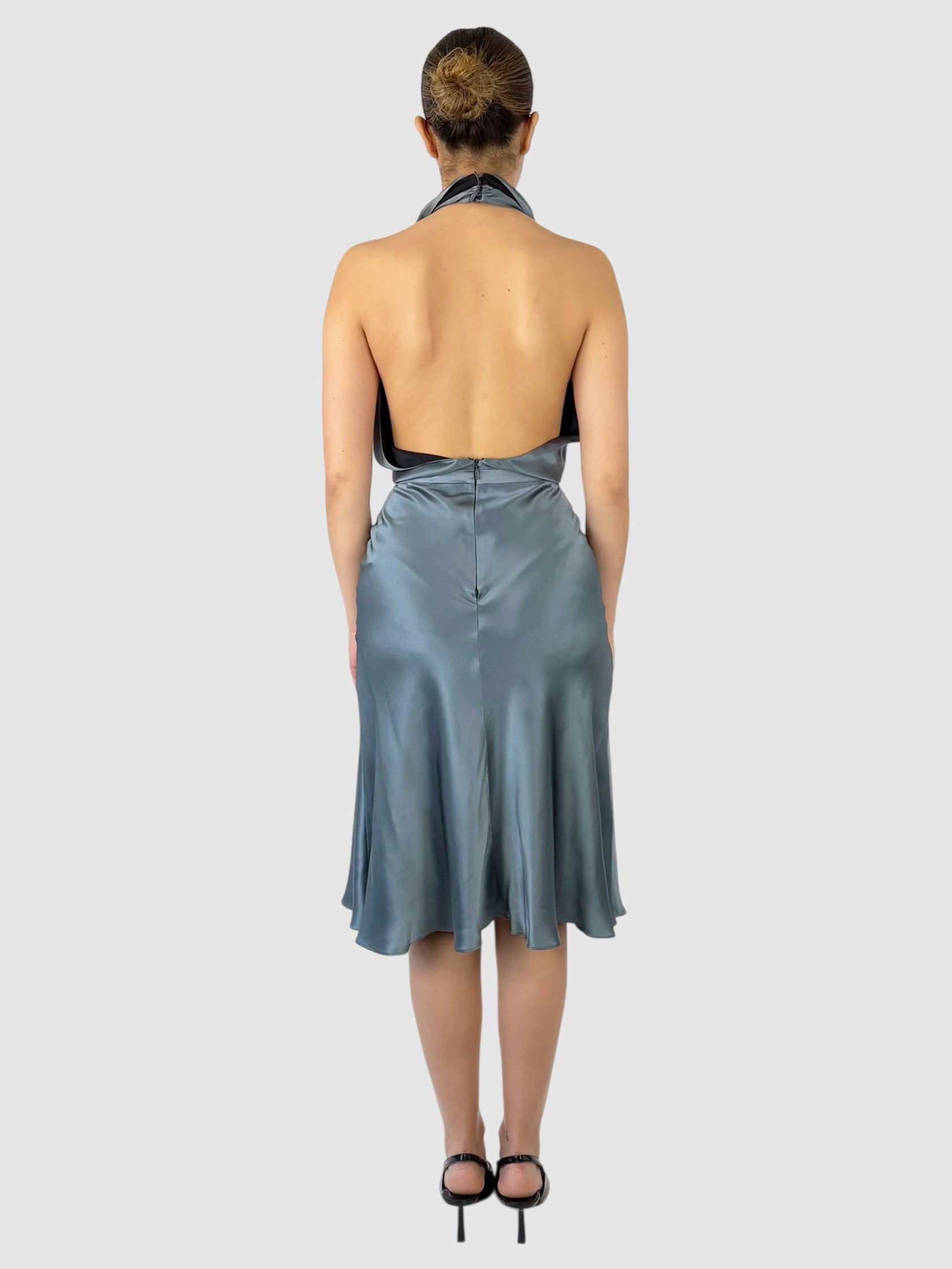 Silk Halter Dress