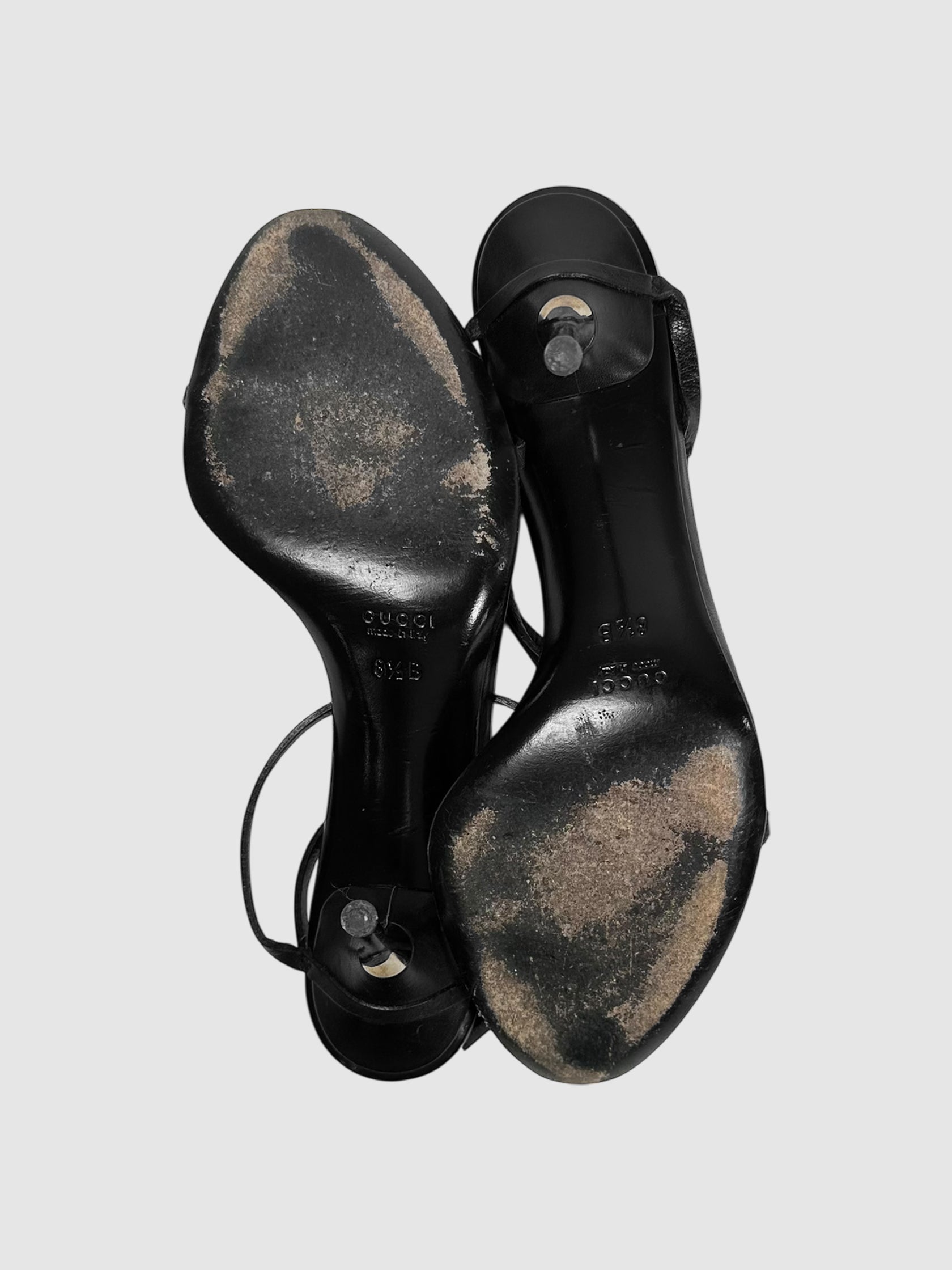 Leather T-Strap Pumps