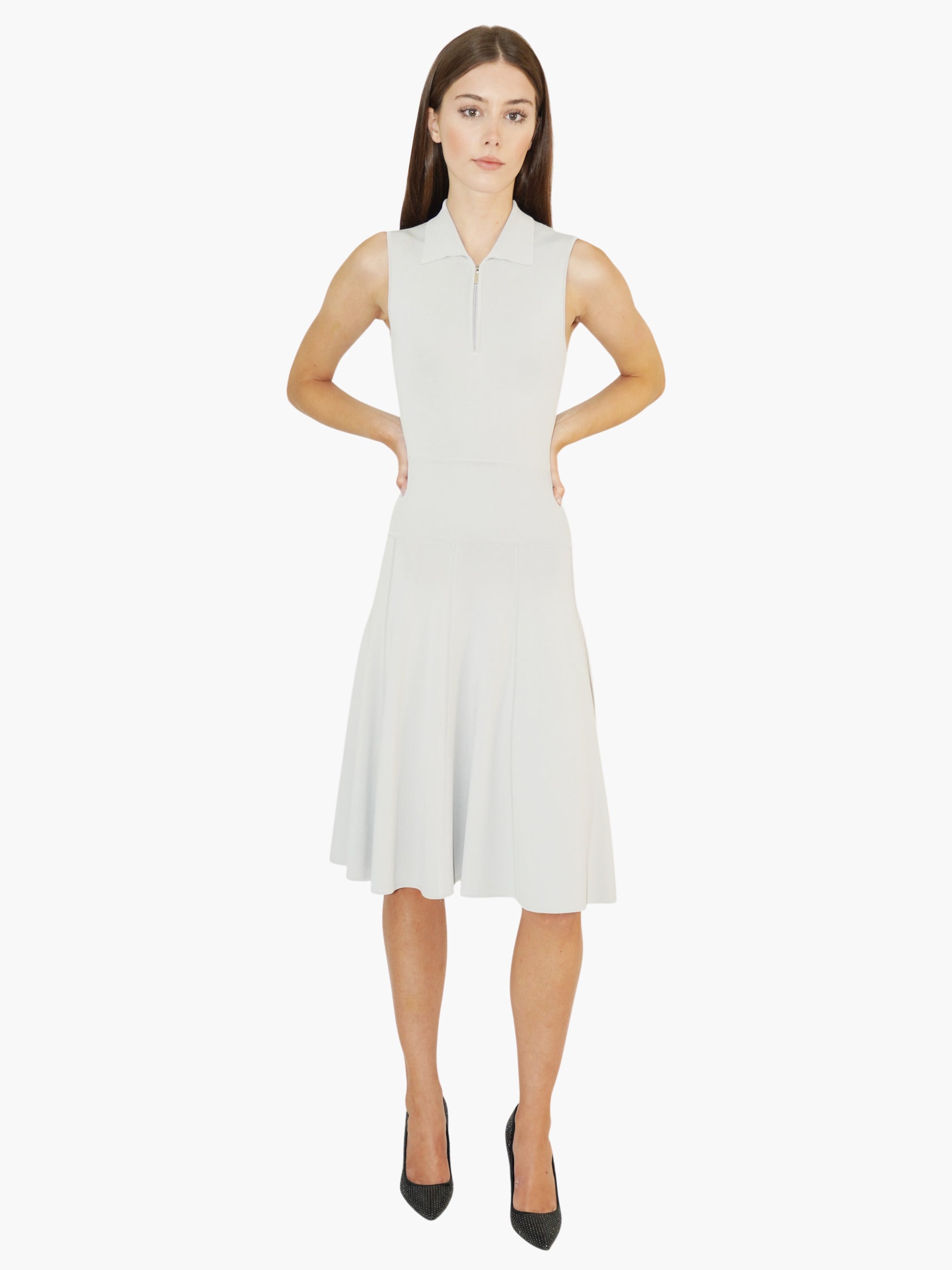 Knit Flared Dress