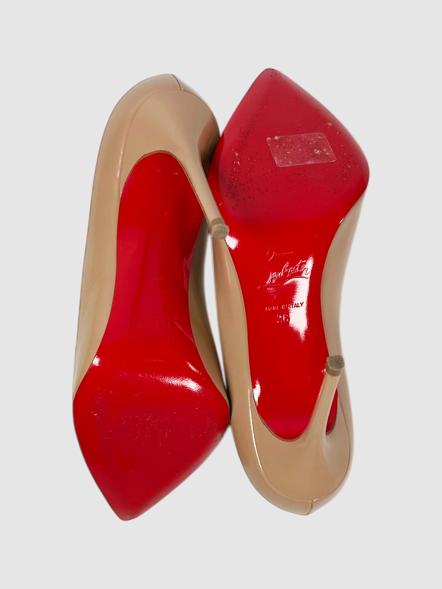 Patent Leather Corneille Pumps - Size 36