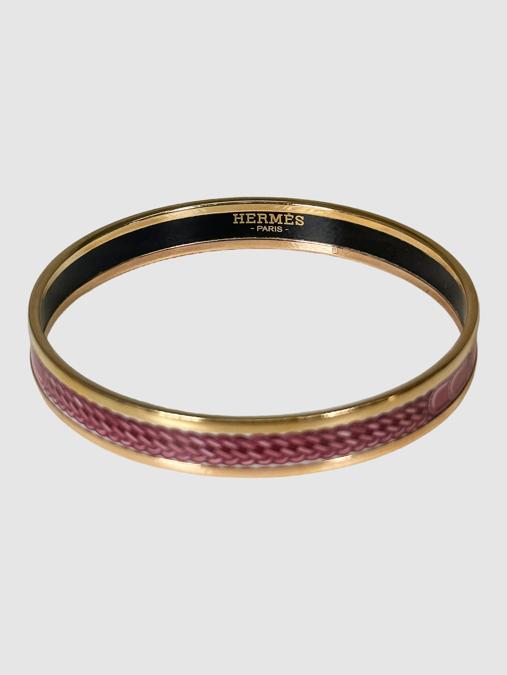 Narrow Enamel Bangle Bracelet