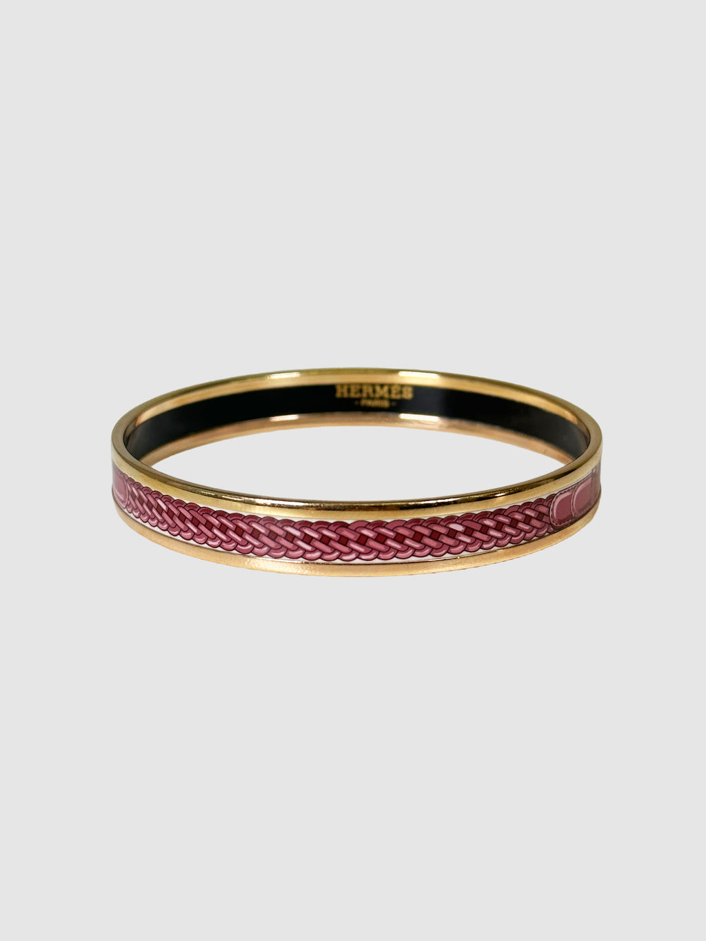 Narrow Enamel Bangle Bracelet