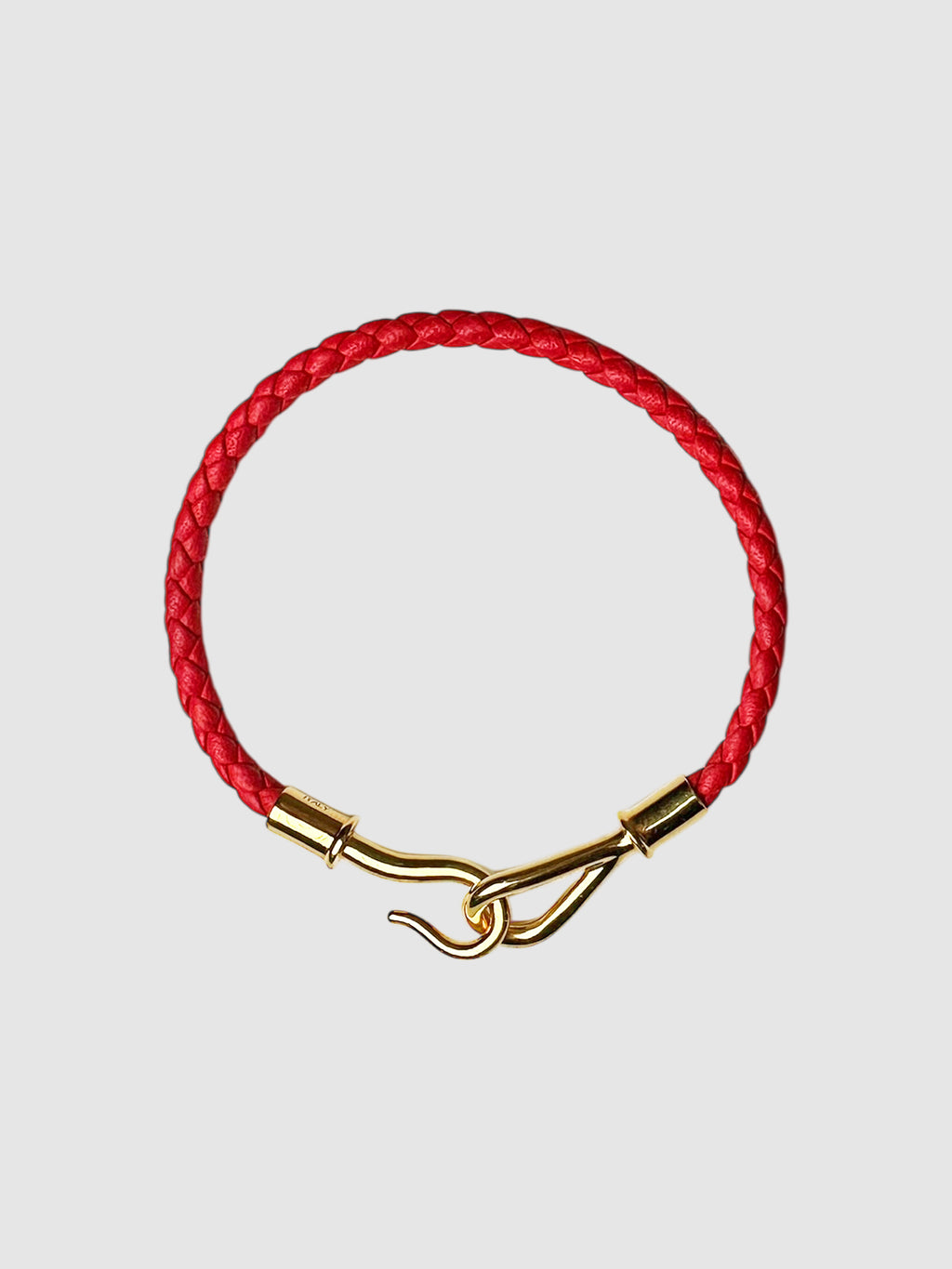 Hermès Red Leather Jumbo Bracelet Luxury Designer Resale Consignment Secondhand Toronto