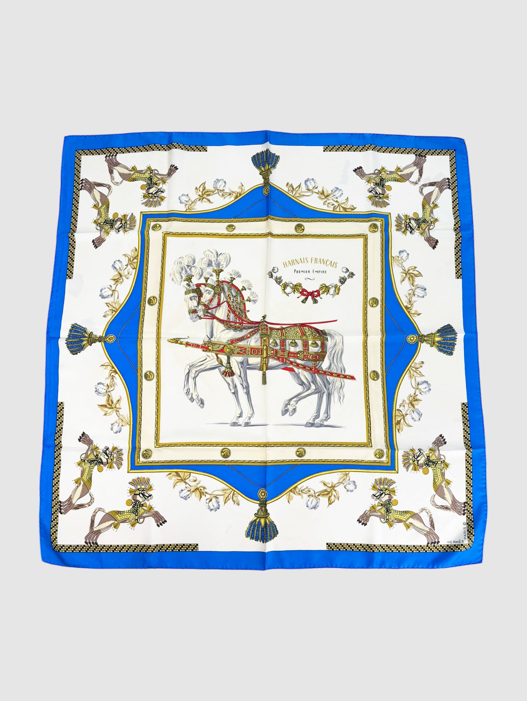 “Harnais Francais Premier Empire” Silk Scarf