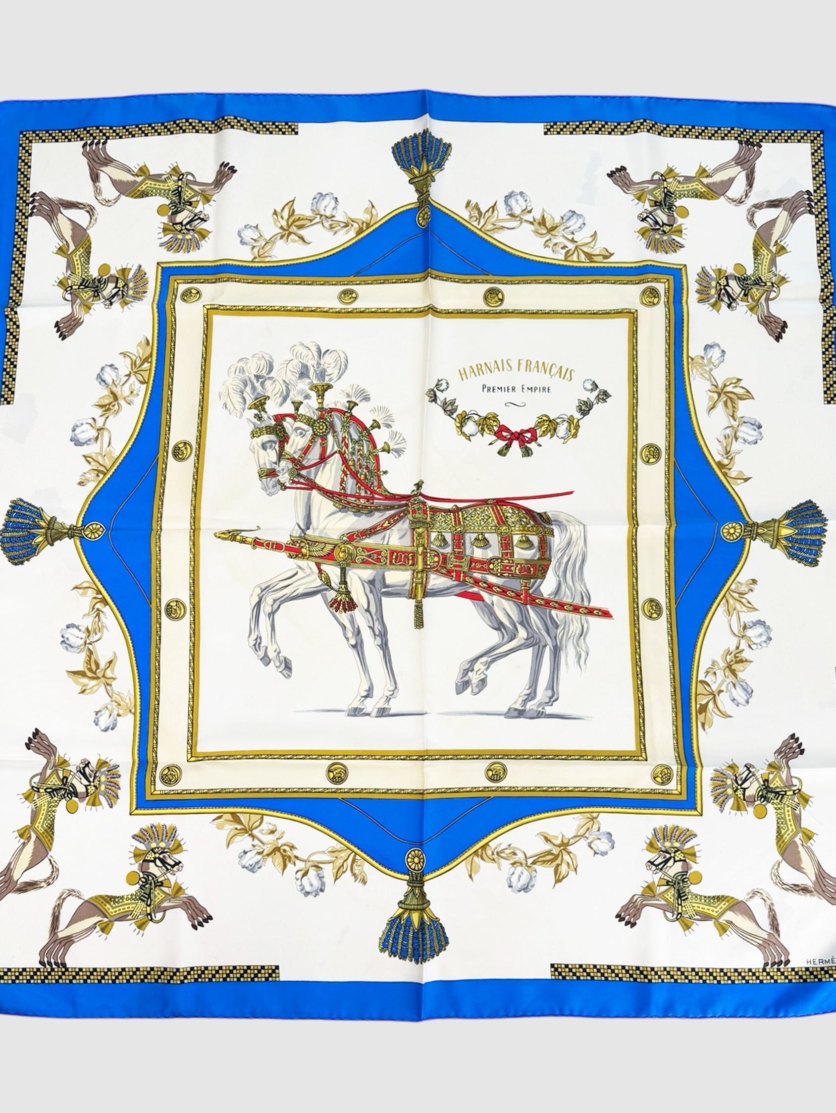 “Harnais Francais Premier Empire” Silk Scarf