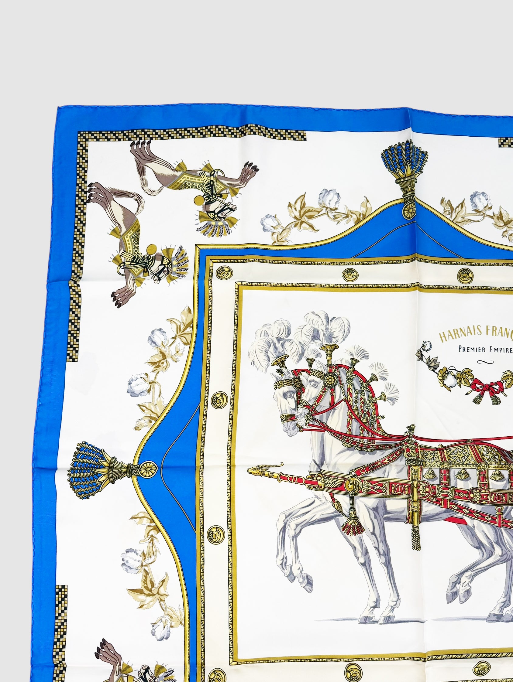 “Harnais Francais Premier Empire” Silk Scarf