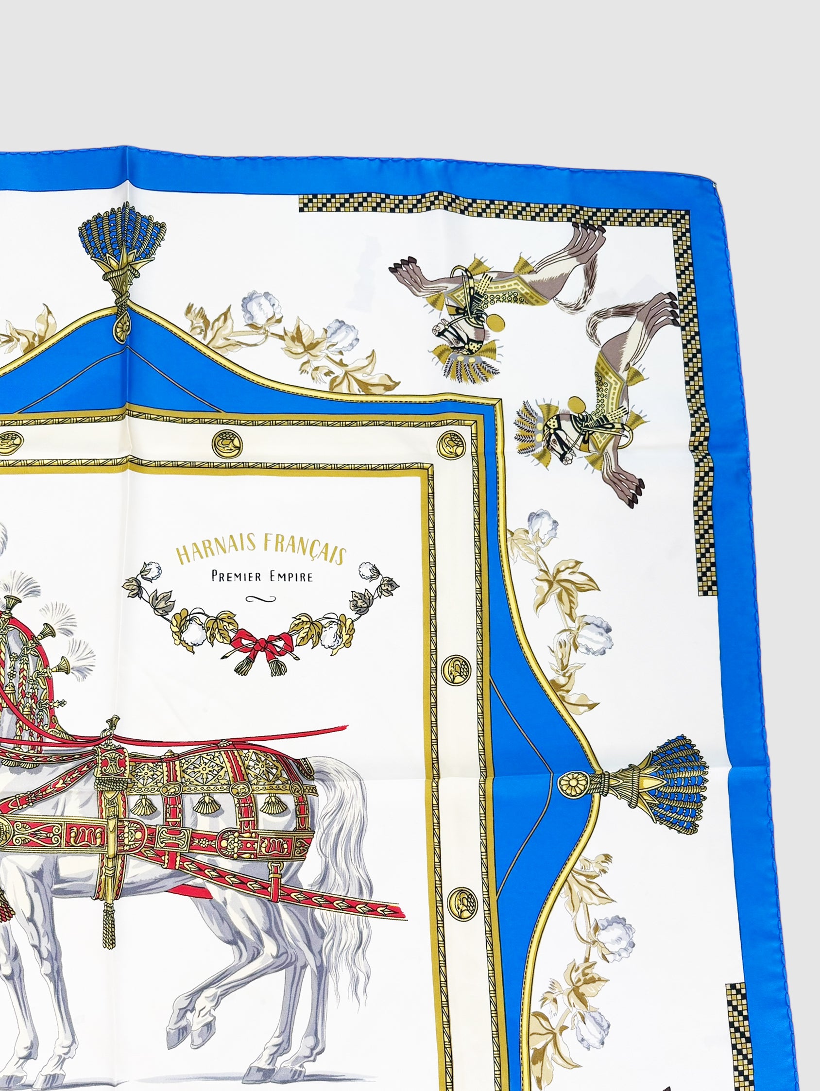 “Harnais Francais Premier Empire” Silk Scarf