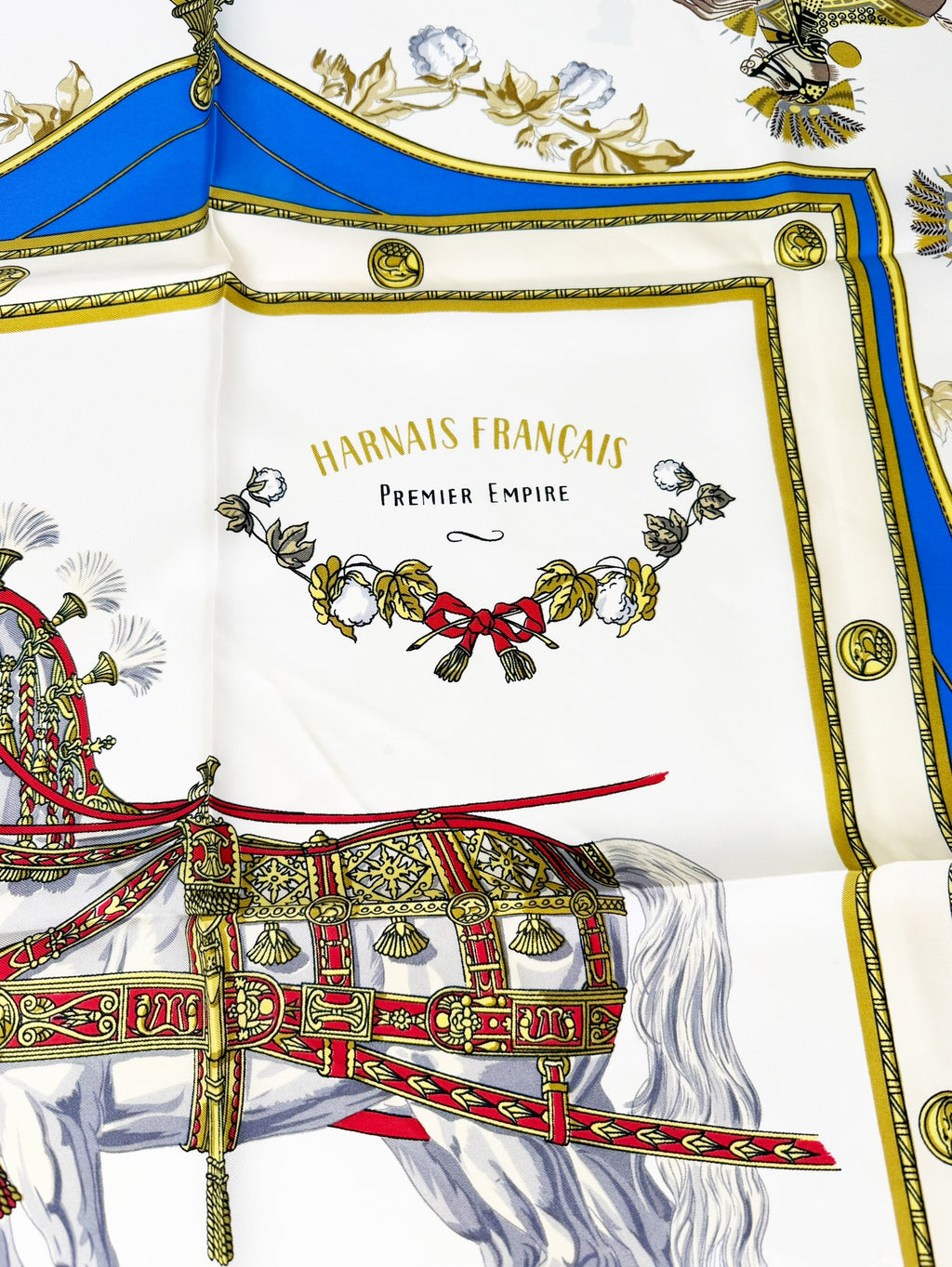 “Harnais Francais Premier Empire” Silk Scarf