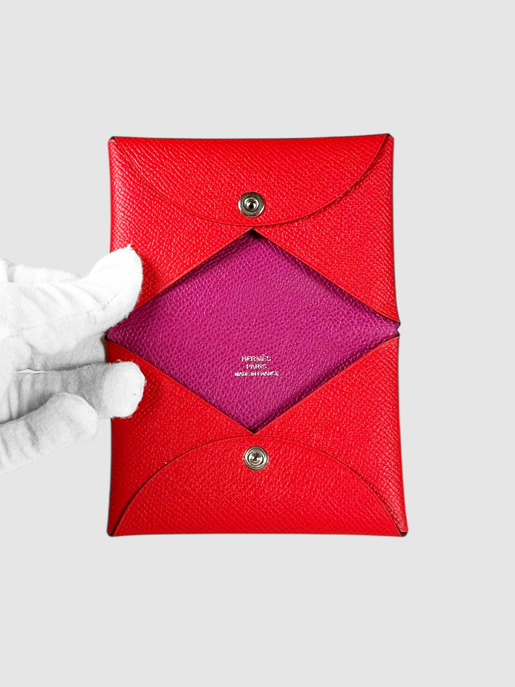 Leather Calvi Card Holder