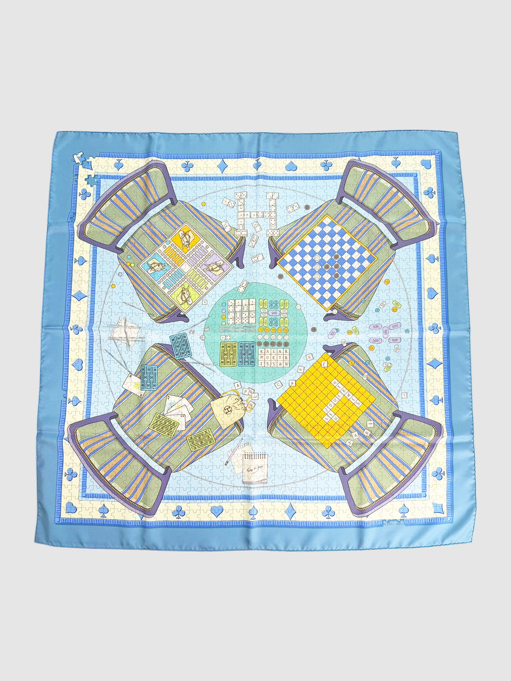 “Faites Vos Jeux” Silk Scarf
