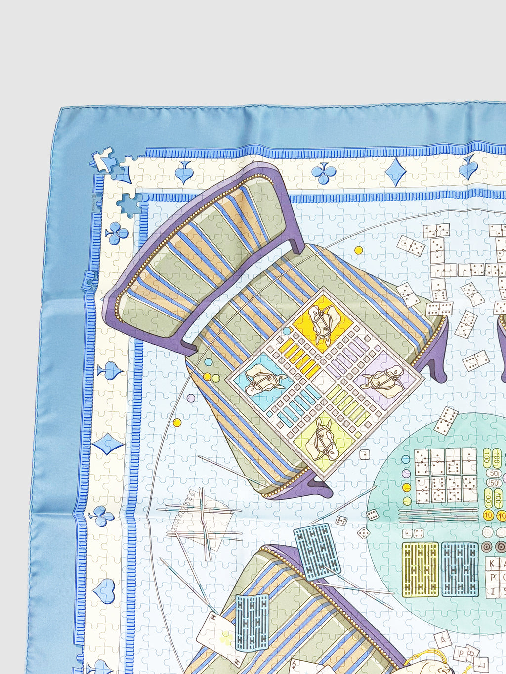 “Faites Vos Jeux” Silk Scarf