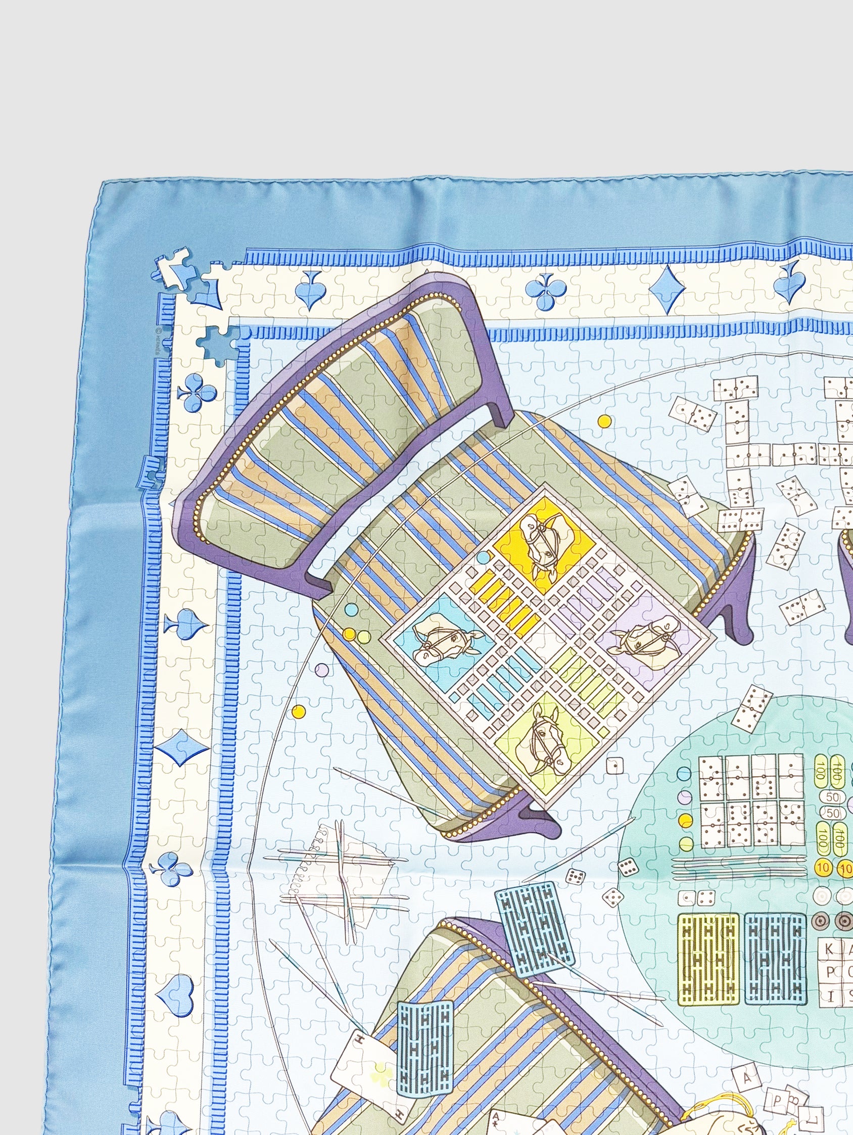 “Faites Vos Jeux” Silk Scarf