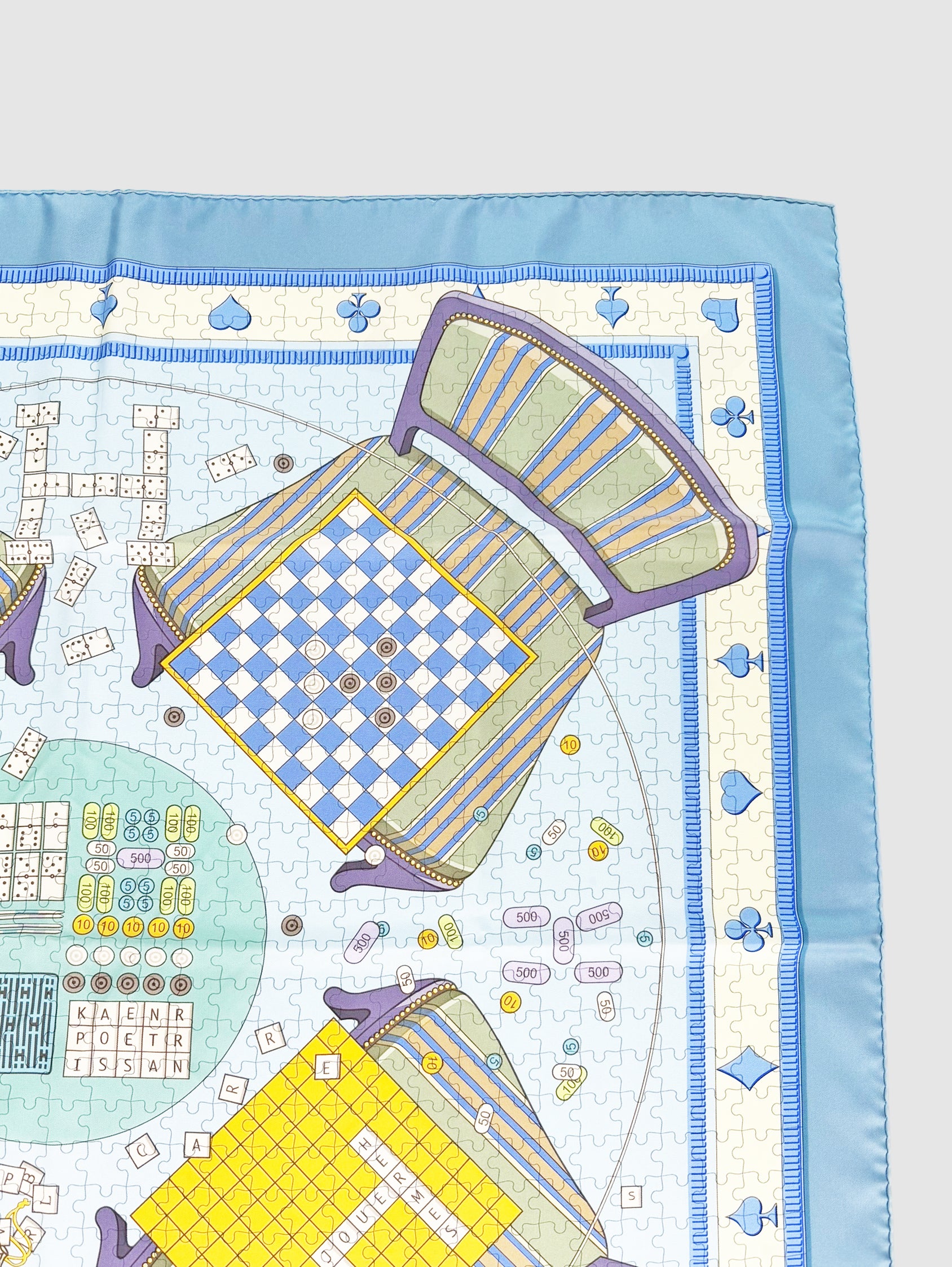 “Faites Vos Jeux” Silk Scarf
