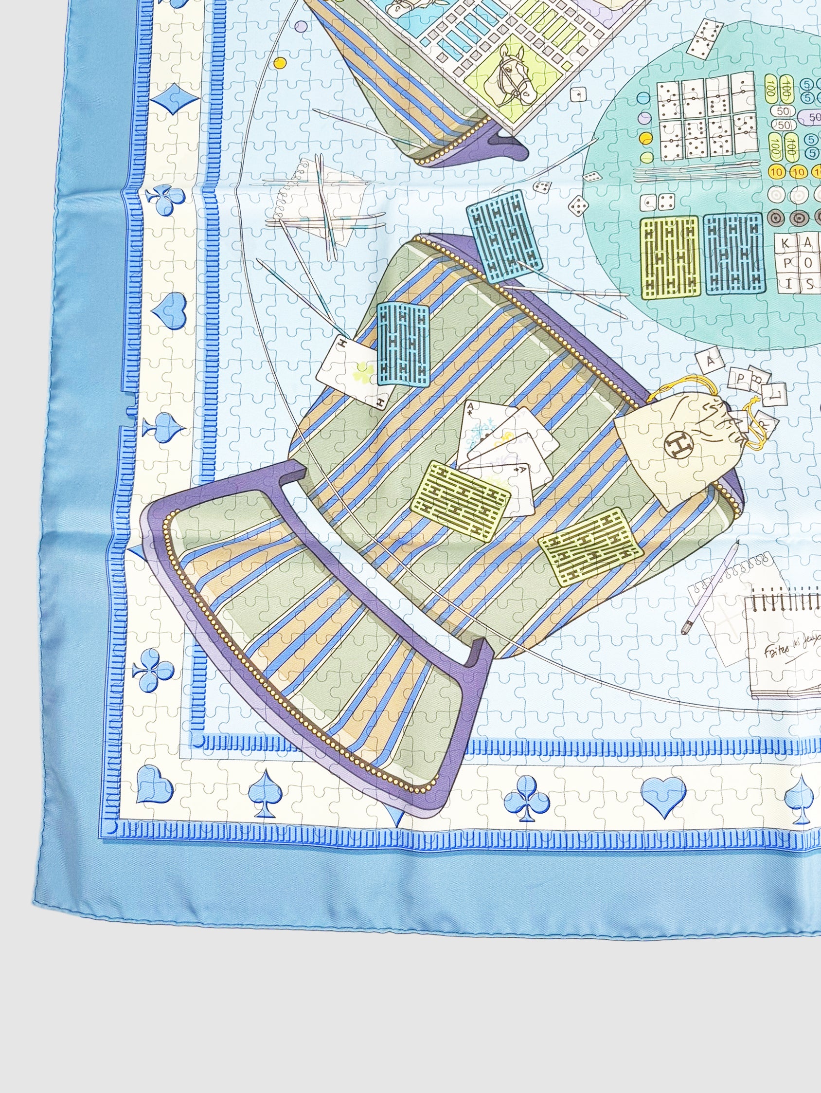 “Faites Vos Jeux” Silk Scarf
