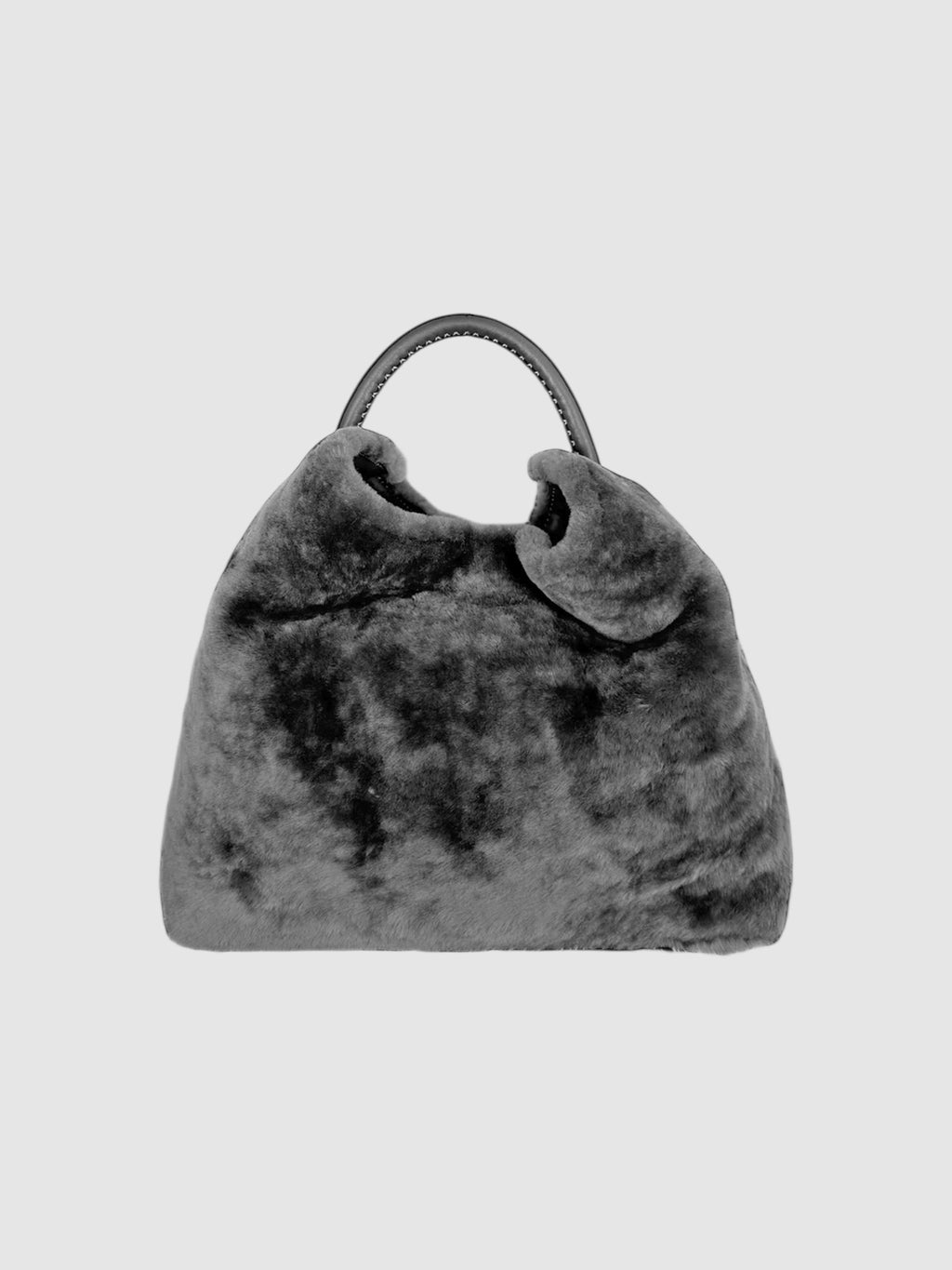 Faux Shearling Baozi Bag