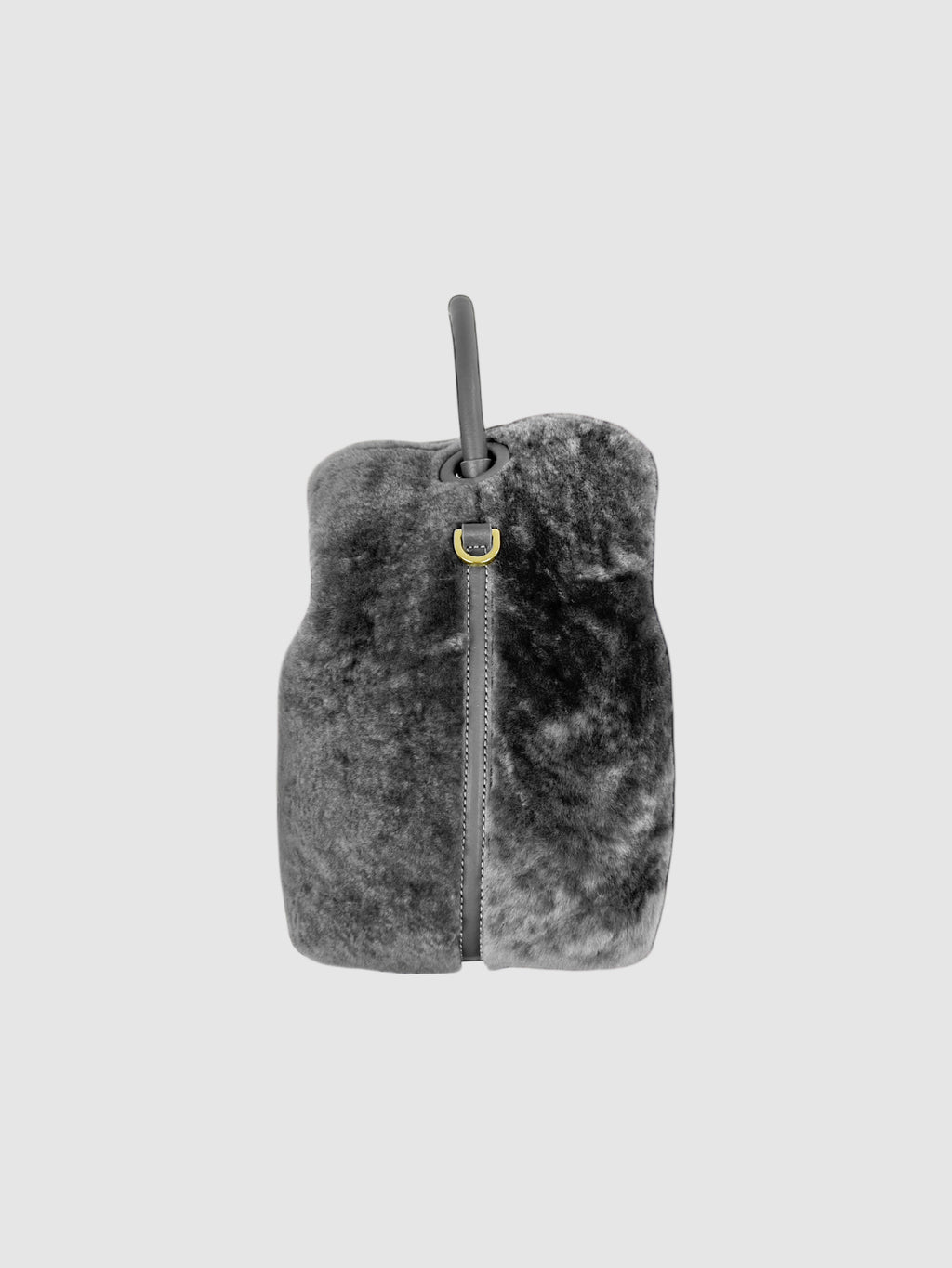 Faux Shearling Baozi Bag