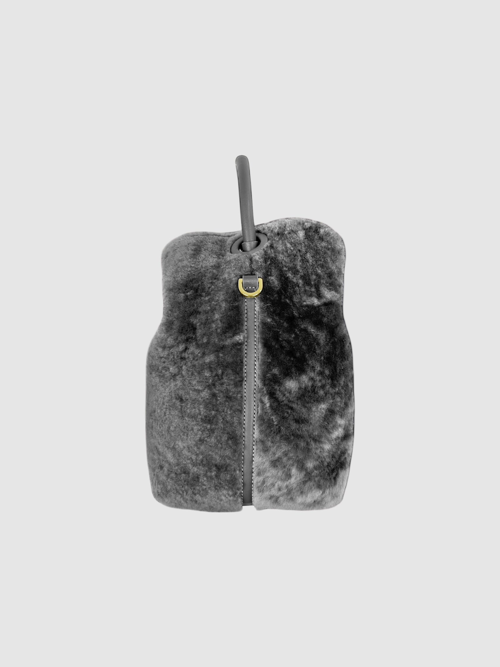 Faux Shearling Baozi Bag