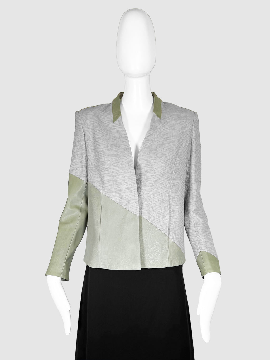 Printed Single-Breasted Blazer - Size S