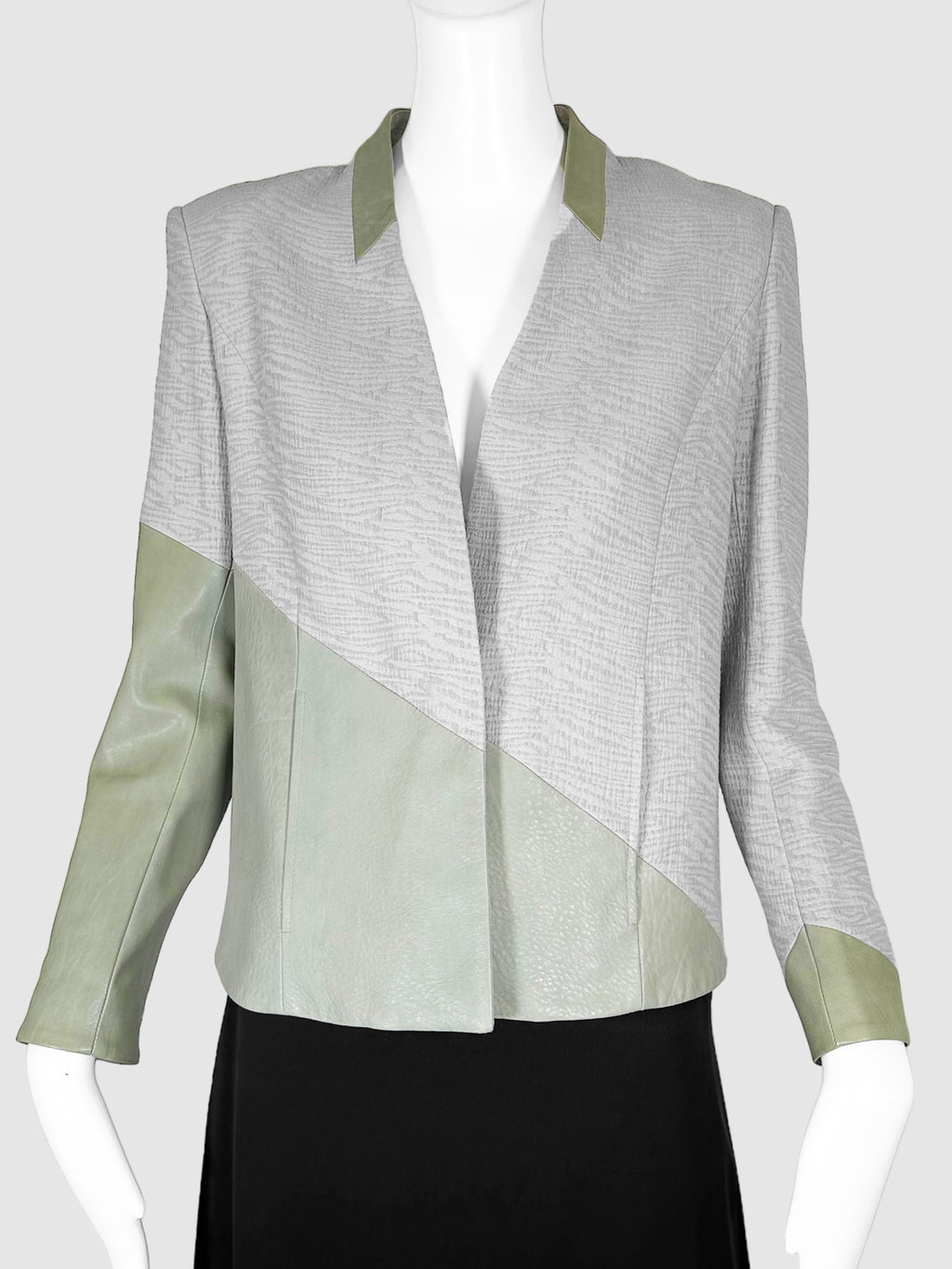 Printed Single-Breasted Blazer - Size S