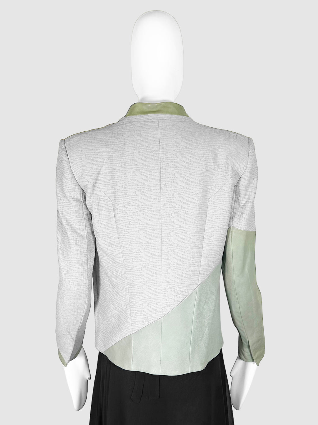 Printed Single-Breasted Blazer - Size S